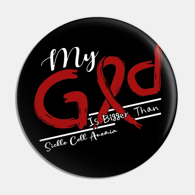 Sickle Cell Anemia Awareness My God Is Stronger - In This Family No One Fights Alone Pin by BoongMie