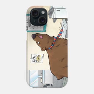 Dumb Bear - Day in the Office Phone Case