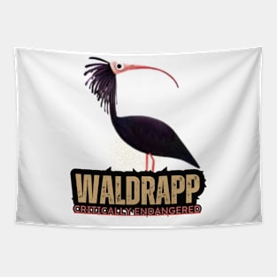 WALDRAPP CRITICALLY ENDANGETED BIRD Tapestry