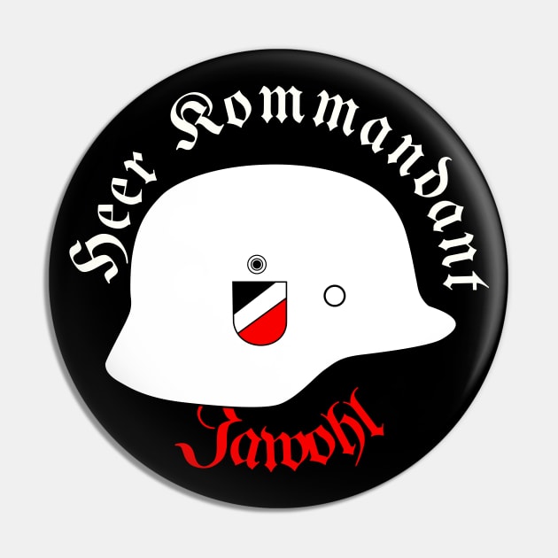 German Soldier Jawohl Heer Kommandant Pin by korn2002