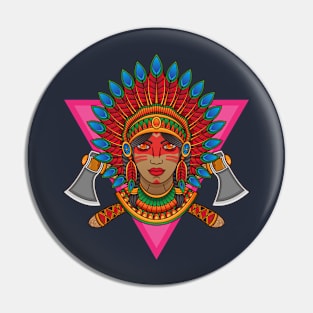 apache girl Pin