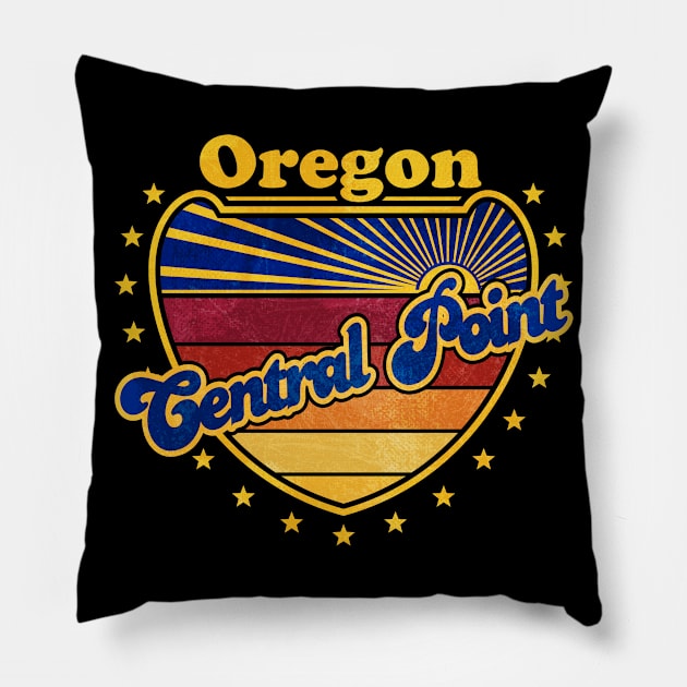 Central Point Oregon Pillow by Jennifer