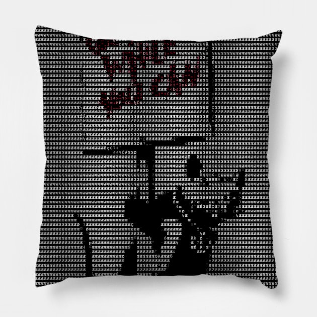 Banksy meets Matrix Peace Rat - Get out while you can Pillow by GTC_Design