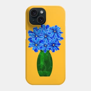 Vase of Blue Flowers Phone Case