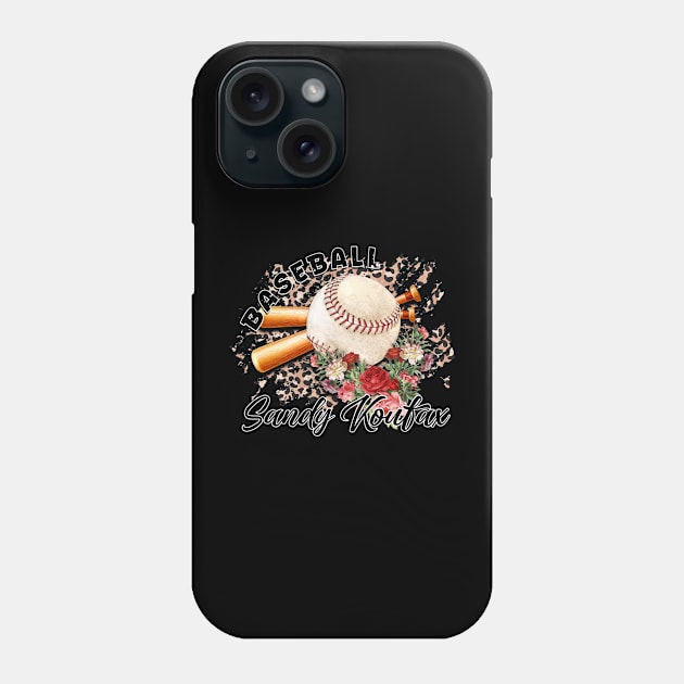 Proud Name Koufax Graphic Aesthetic Baseball Phone Case by TheGreatGoldMaster