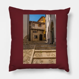 Medieval House in Cividale, Italy Pillow