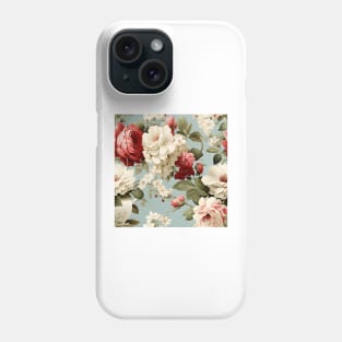 Shabby Chic Flowers Pattern 7 Phone Case