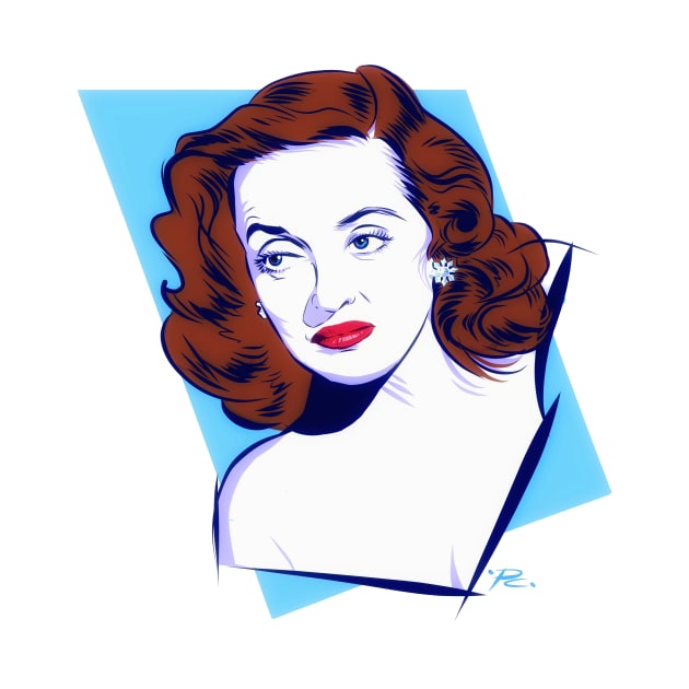 Bette Davis - An illustration by Paul Cemmick by PLAYDIGITAL2020