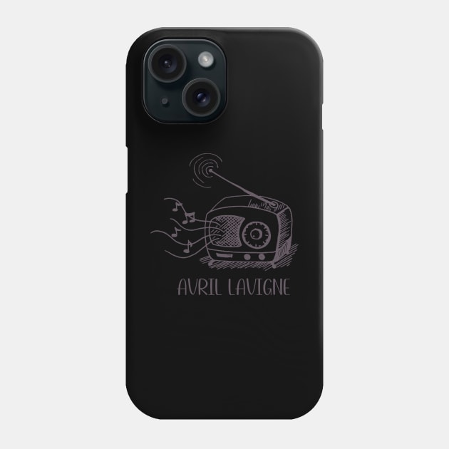 Listening Avril lavigne Phone Case by agu13