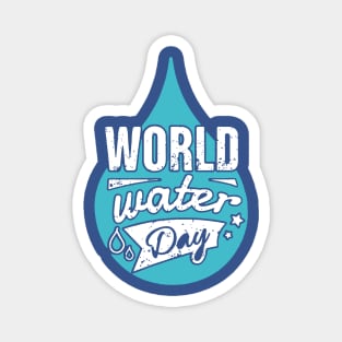 water conservation on world water day Magnet