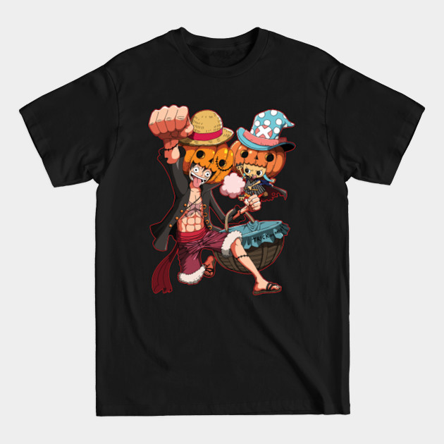 Disover Lufffy & Chopper - Halloween - One Piece - T-Shirt