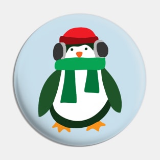 Snow Penguin Pin