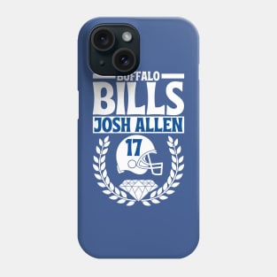 Buffalo Bills Josh Allen Diamond and Helmet Phone Case