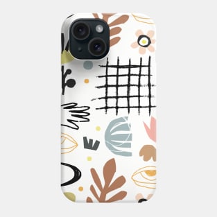 Crazy Doodle Abstract Pattern Phone Case