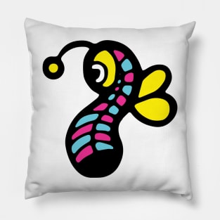 The Vibrant Bee Pillow