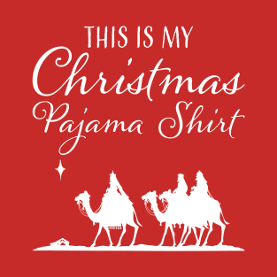 This is my Christmas Pajama Shirt Three Wise Men T-Shirt