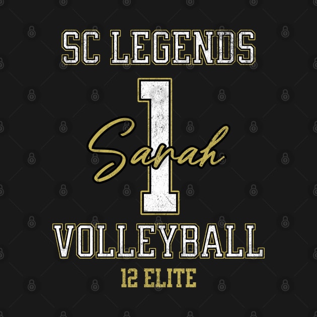 Sarah #1 SC Legends (12 Elite) - Black by SC Legends Merch