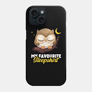 My Favourite Sleepshirt Cute Owl Phone Case