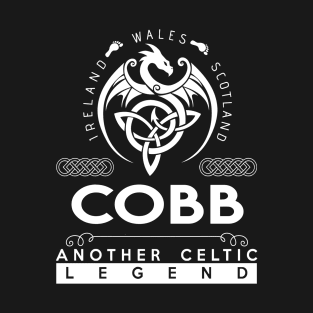 Cobb Name T Shirt - Another Celtic Legend Cobb Dragon Gift Item T-Shirt