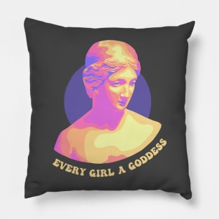 Every Girl a Goddess Pillow