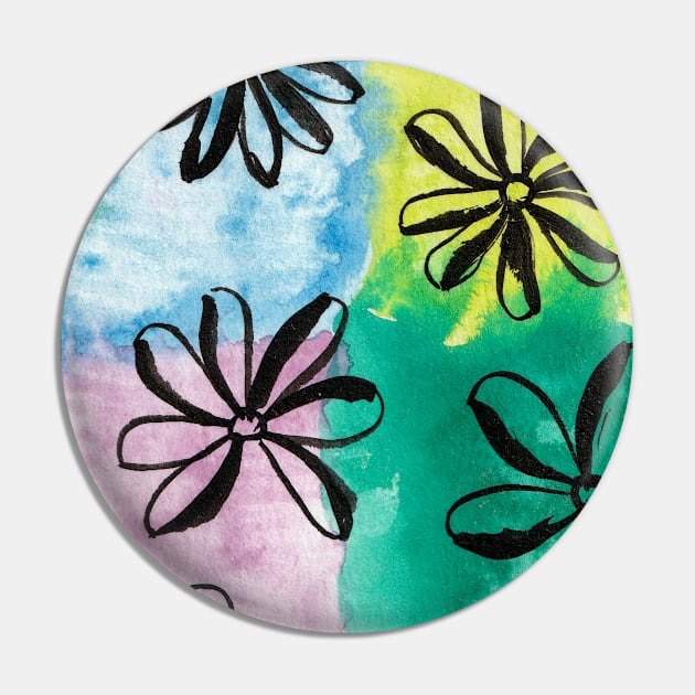 Colourful Flowers Pin by Jaana Day