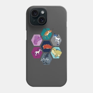 Creatures - El Pufo, Gulp, Tuem, Tuto, Hyland Jerboa, Hypnotic, Ying :: Imaginary Creatures Phone Case