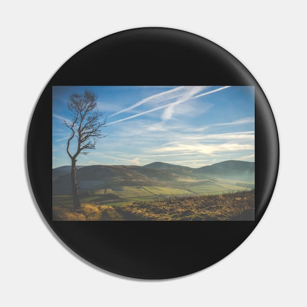 Windswept Scottish Landscape Pin by mrdoomits