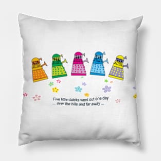 five little darlings Pillow