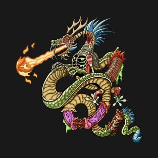 Chinese Zombie Dragon T-Shirt