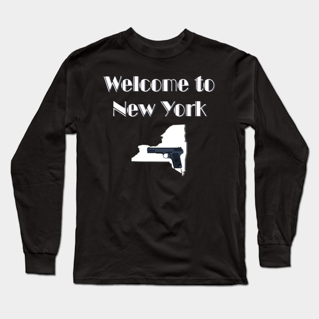 Welcome to New York Oversized Tee - White