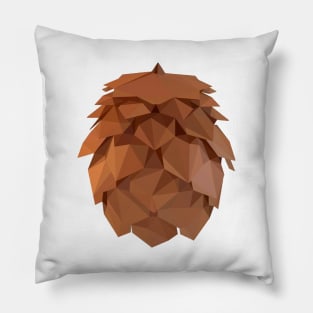 MINIMALIST LOW POLY PINECONE Pillow