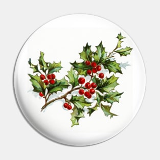 Holly Berries 001 Pin