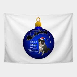 Have A Border Collie Christmas Tapestry