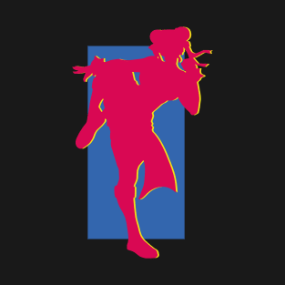 Chun Li : Classic Costume Silhouette Player 2 (Textless) T-Shirt