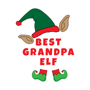 FUNNY CHRISTMAS BEST GRANDPA ELF T-Shirt