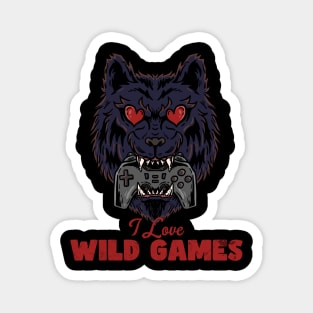 WILD GAMES - VIDEO GAMER Magnet