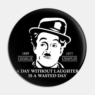 Joker | Charlie Chaplin Quote Pin