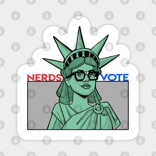 NerdsVote Liberty Light Magnet by NerdsVote