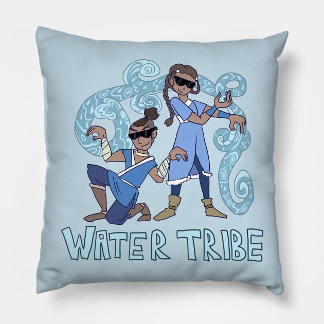 Water Tribe Pillow by sky665