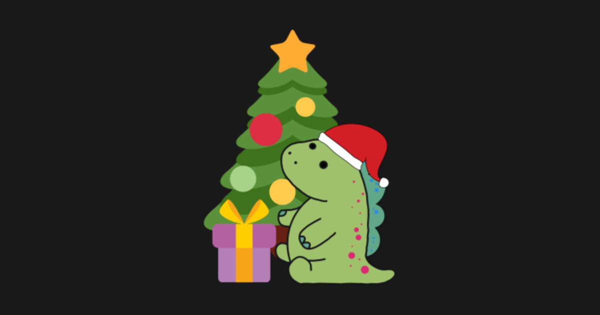 Christmas Pickle Dinosaur - Pickle Dinosaur - Posters and Art Prints ...