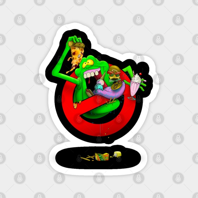 Slimer Magnet by Eighties Wild Child