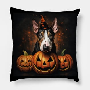 Halloween Bull terrier Pillow