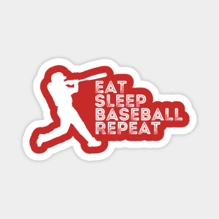 Eat Sleep Baseball Repeat Magnet