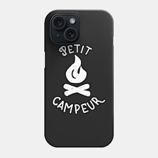 Petit campeur- little camper ( for darker shirt) Phone Case