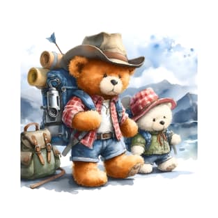 Teddy bear Camping T-Shirt