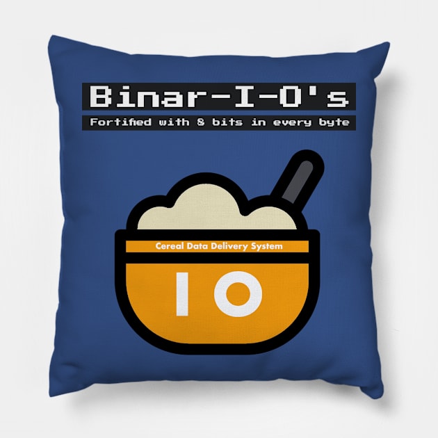 Binar-I-O's Cereal Pillow by Ponder Enterprises