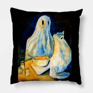 Soup Ghost Vibes Pillow