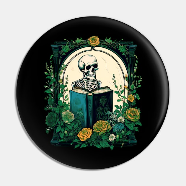 I Look Better Bent Over A Book Pin by ZiaZiaShop