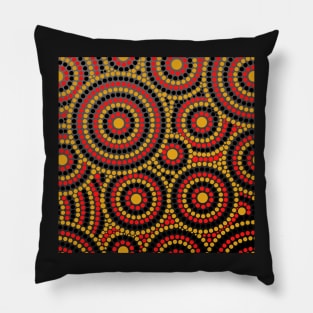 Awesome Aboriginal Dot Art Pillow