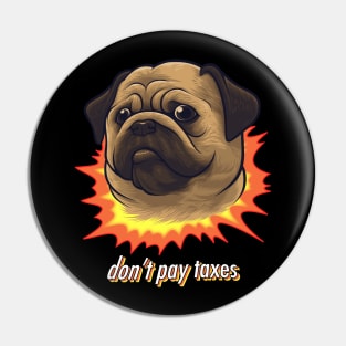 Financial Advice From A Dog Pin